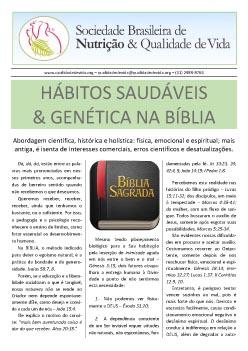 Hábitos Saudáveis e Genética na Bíblia