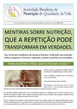 Mentiras sobre Nutrição que a Repetição pode Transformar em Verdades